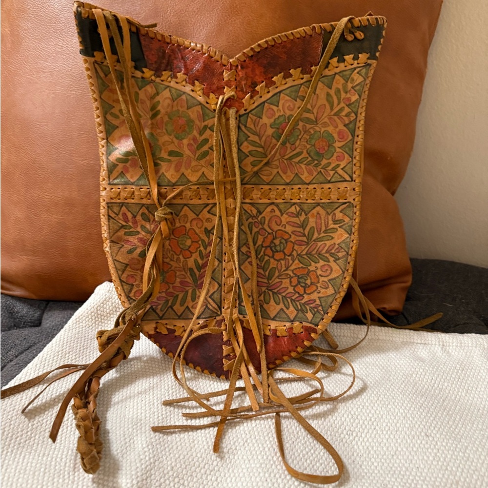 Brown Leather Shoulder Bag